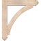 Ekena Millwork Thorton Arts and Crafts Smooth Bracket w/ Offset Brace, Douglas Fir, 7 1/2"W x 40"D x 44"H BKT0806X40X44THR03SDF - alternate 4